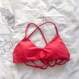 PAKALOHA Red Bikini SET (top and bottom)
